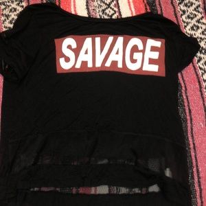 savage crop top